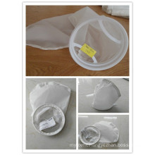 Nylon Mesh Liquid Filter Bag with Drawstring / Stainless Steel / Plastic Ring
